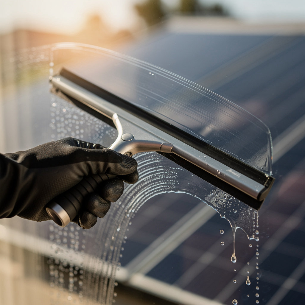 Santa Barbara Window Cleaning professional technician providing expert window and solar panel cleaning services